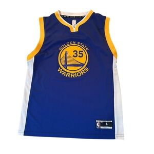 Adidas Youth Golden State Warriors Kevin‎ Durant Jersey Sz Large
